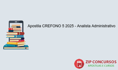 Apostila CREFONO 5 2025 - Analista Administrativo