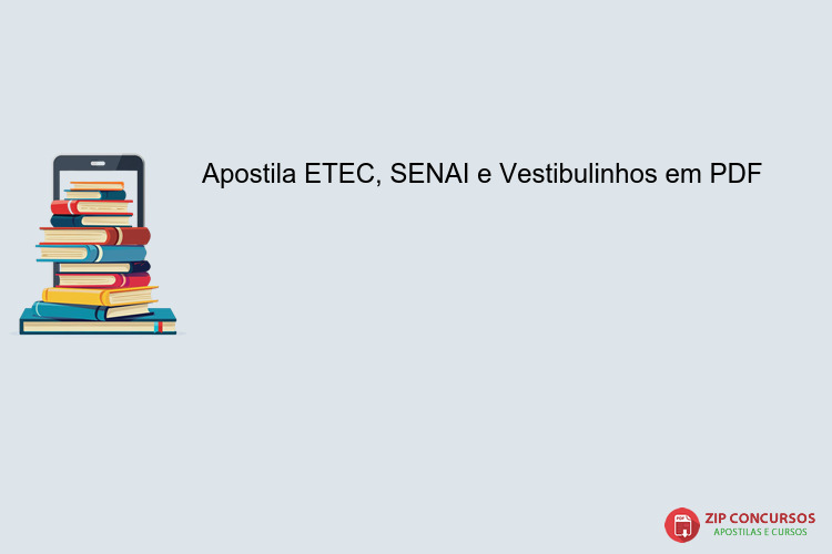 Apostila ETEC, SENAI e Vestibulinhos em PDF