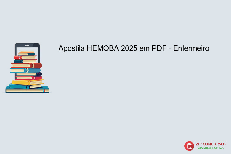 Apostila HEMOBA 2025 em PDF - Enfermeiro