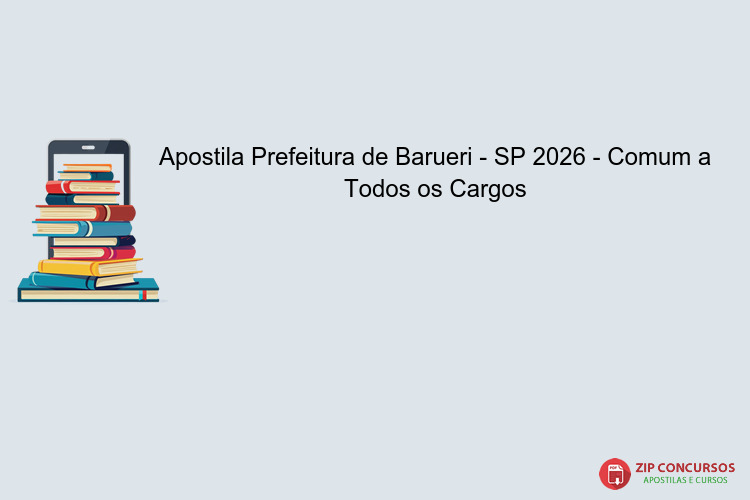 Apostila Prefeitura de Barueri - SP 2026 - Comum a Todos os Cargos