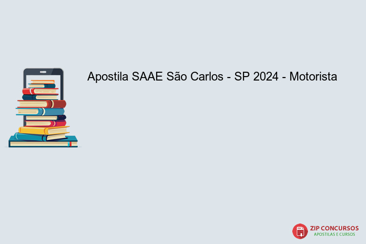 Apostila SAAE São Carlos - SP 2024 - Motorista
