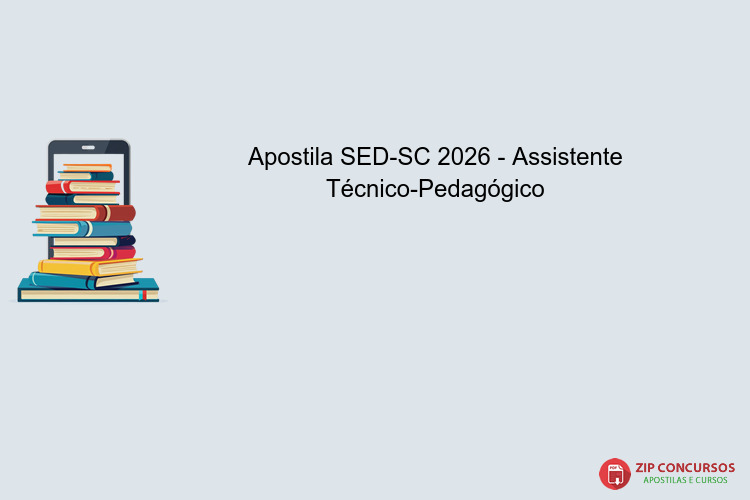 Apostila SED-SC 2026 - Assistente Técnico-Pedagógico