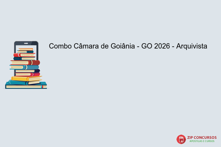Combo Câmara de Goiânia - GO 2026 - Arquivista