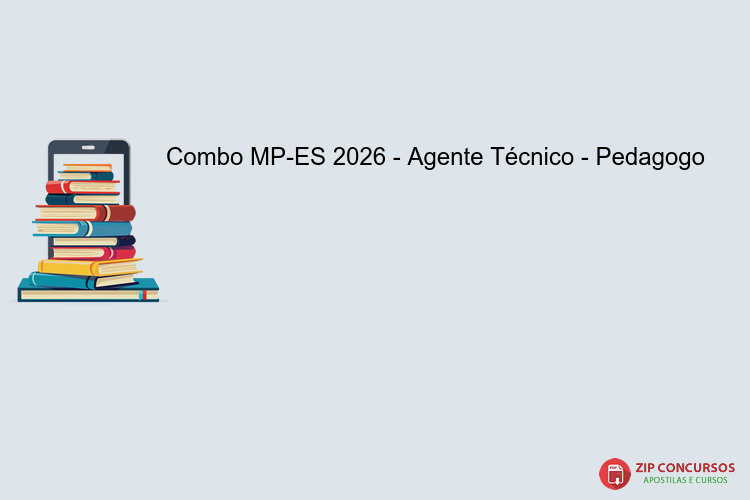 Combo MP-ES 2026 - Agente Técnico - Pedagogo