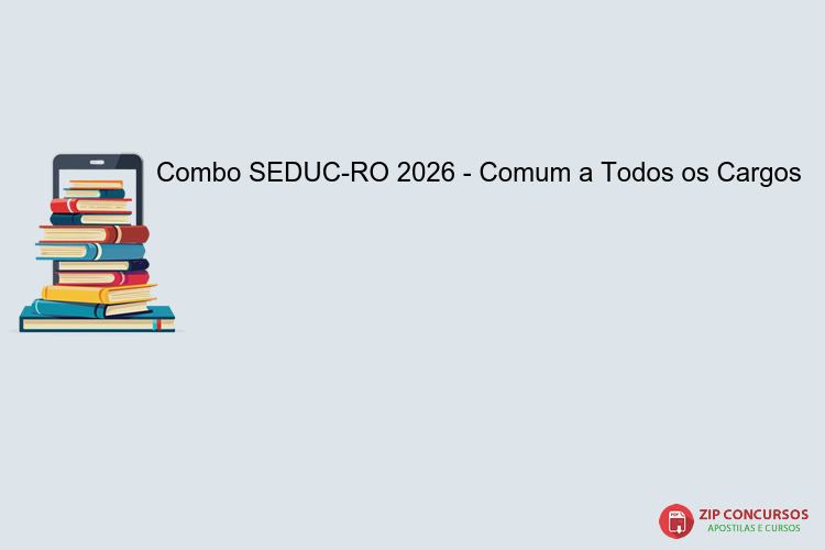 Combo SEDUC-RO 2026 - Comum a Todos os Cargos