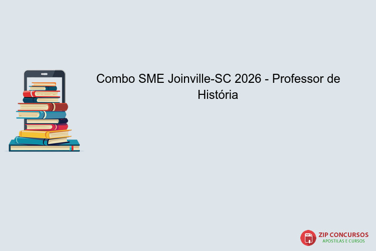 Combo SME Joinville-SC 2026 - Professor de História