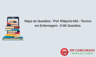 Mapa de Questões - Pref. Ritápolis-MG - Técnico em Enfermagem - 6 Mil Questões 