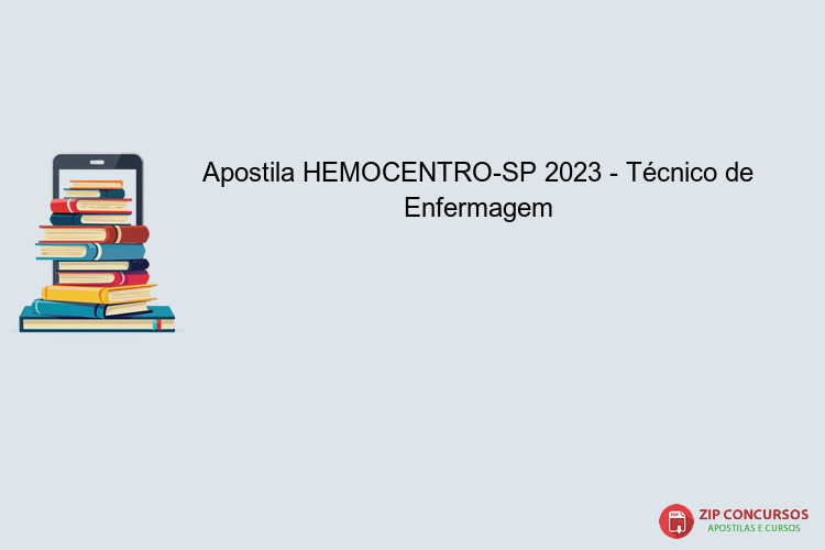 Apostila HEMOCENTRO-SP 2023 - Técnico de Enfermagem
