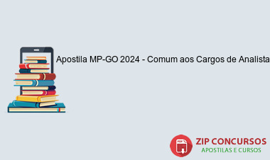 Apostila MP-GO 2024 - Comum aos Cargos de Analista