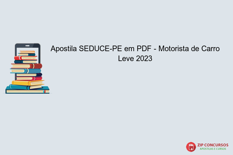 Apostila SEDUCE-PE em PDF - Motorista de Carro Leve 2023