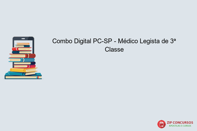 Combo Digital PC-SP - Médico Legista de 3ª Classe