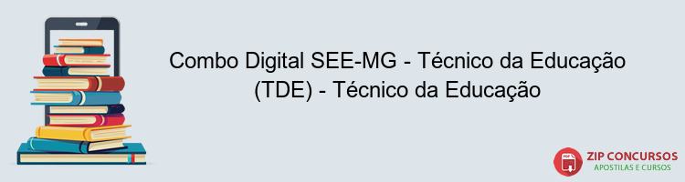 Combo Digital SEE-MG - Técnico da Educação (TDE) - Técnico da Educação