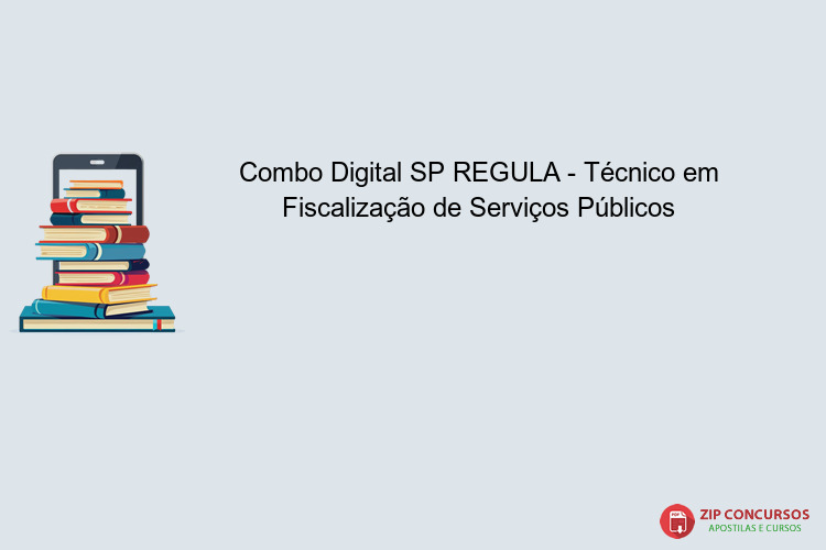 Combo Digital SP REGULA - Técnico em Fiscalização de Serviços Públicos