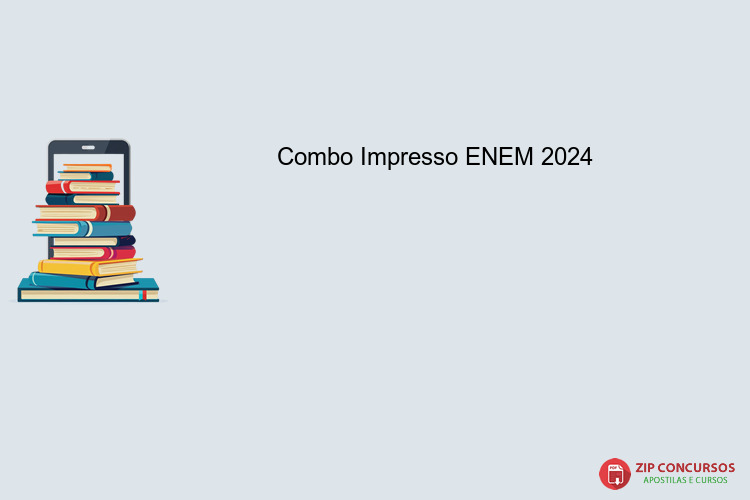 Combo Impresso ENEM 2024