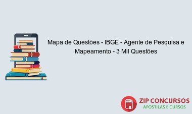 Mapa de Questões - IBGE - Agente de Pesquisa e Mapeamento - 3 Mil Questões