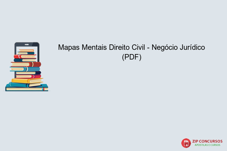 Mapas Mentais Direito Civil - Negócio Jurídico (PDF)